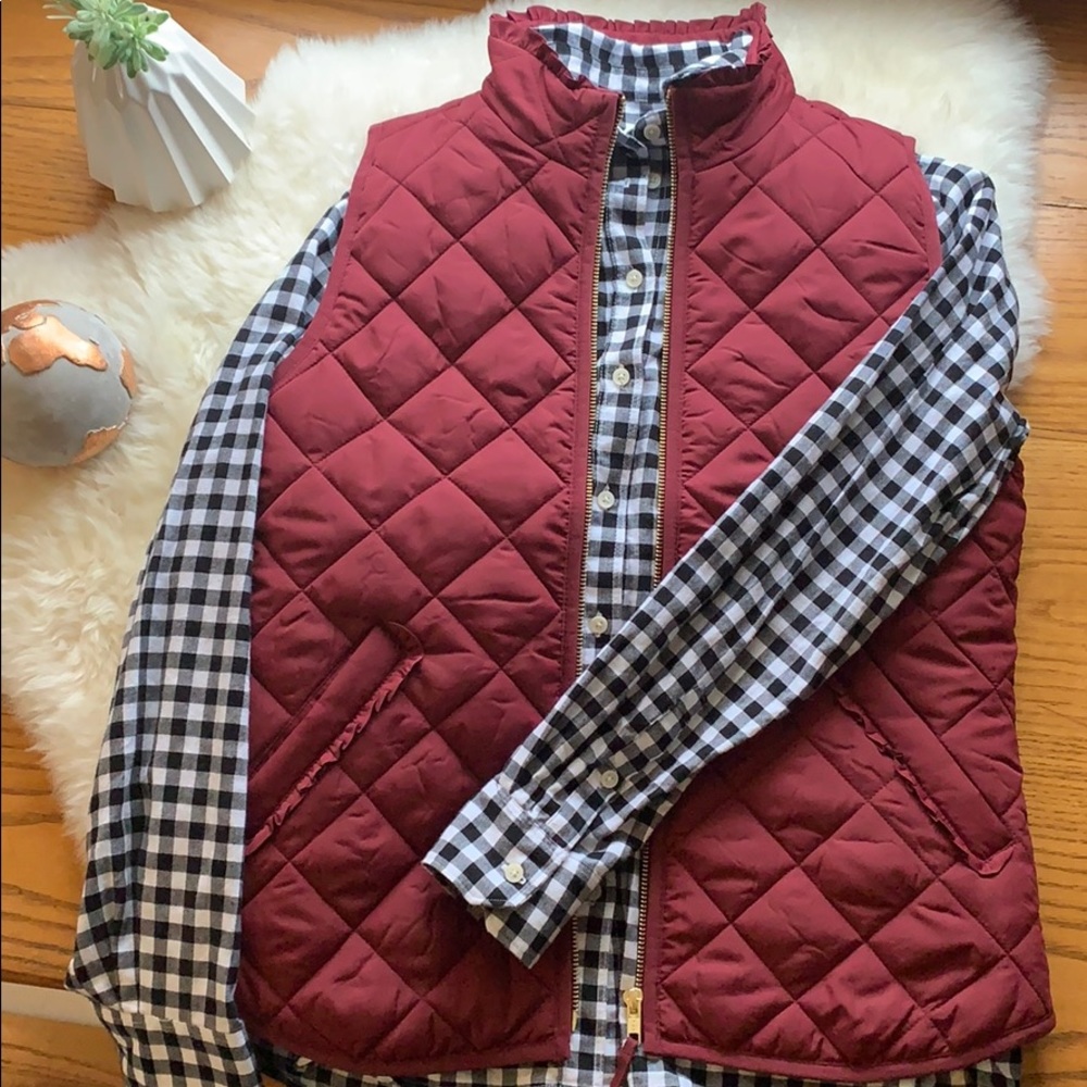 NWT J. Crew quilted vest